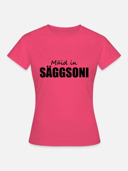 Sächsisch - Dialekt - Spruch - Frauen T-Shirt - Azalea