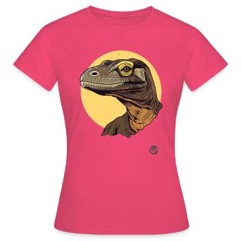 A cool monitor lizard - Women's T-Shirt - azalea - Front - AI Model Female 172 dark (172cm)