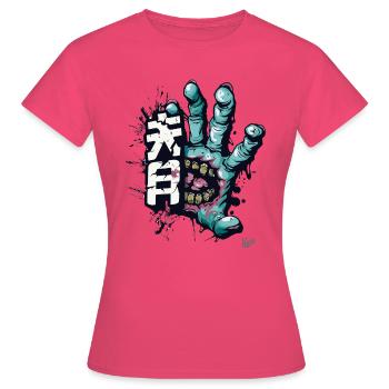 The Hand of Horror - Women's T-Shirt - azalea - Front - AI Model Female 172 dark (172cm)