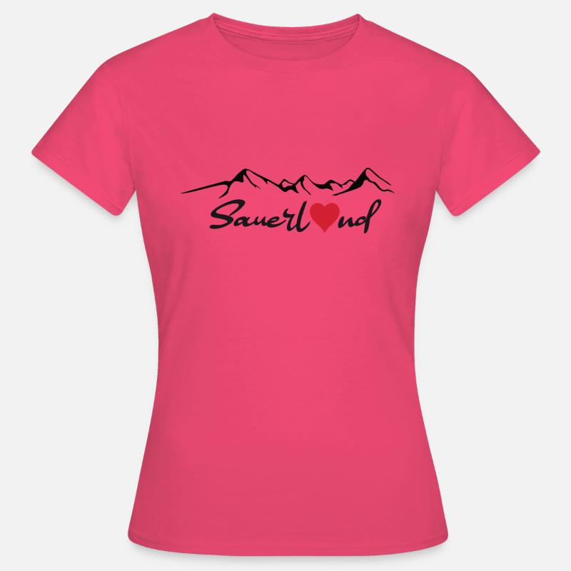 Sauerland Sticker - Women's T-Shirt - azalea