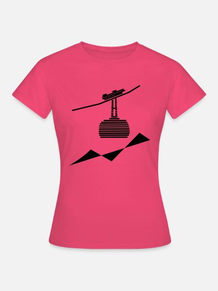 ropeway -4- - Dame-T-shirt - azalea