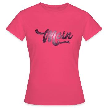 Eleganter Moin Aufdruck - Frauen T-Shirt - Azalea - Vorne - AI Model Female 172 dark (172cm)