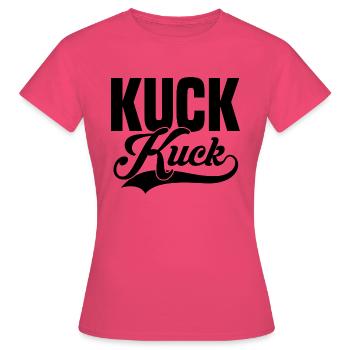 Coucou coucou noir - T-shirt Femme - rose azalée - Devant - AI Model Female 172 dark (172cm)