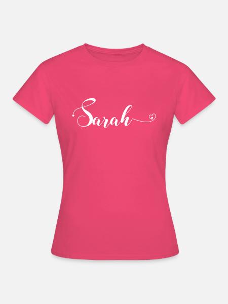 sarah - Frauen T-Shirt - Azalea