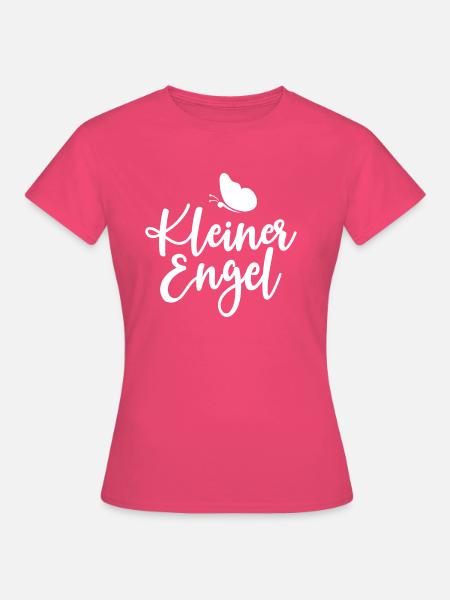 Kleiner Engel Tochter Schmetterling Mädchen Geburt - Frauen T-Shirt - Azalea