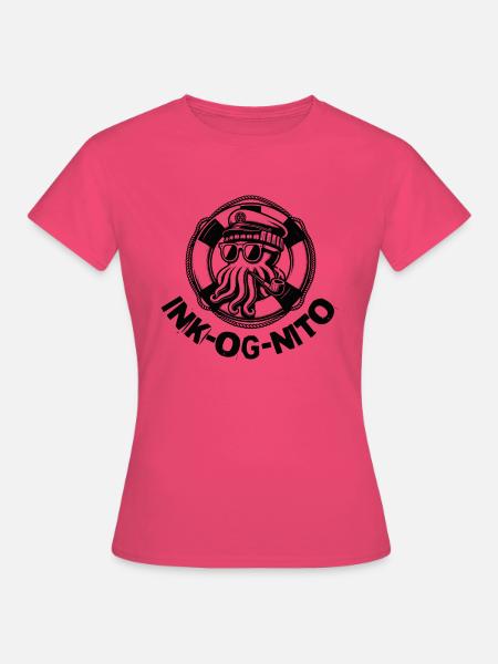Octopus inkognito Sonnenbrille Design - Frauen T-Shirt - Azalea