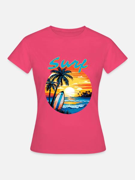 Brandung - Frauen T-Shirt - Azalea