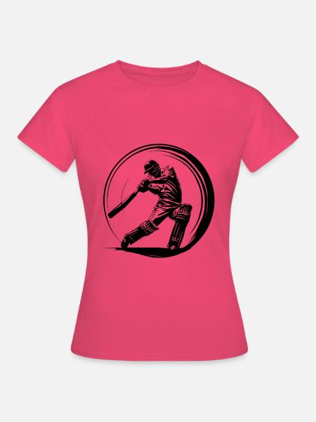 Cricket Mann - Frauen T-Shirt - Azalea