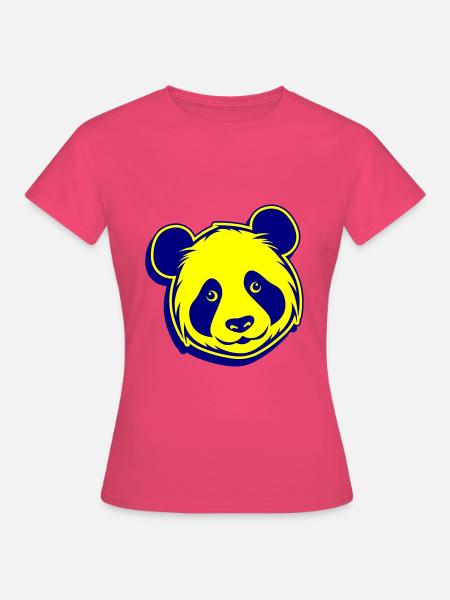 Panda Kopf - Frauen T-Shirt - Azalea