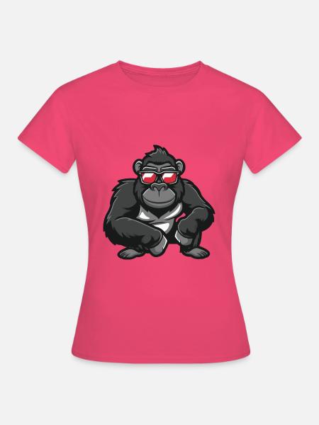 Gorilla Tier - Frauen T-Shirt - Azalea