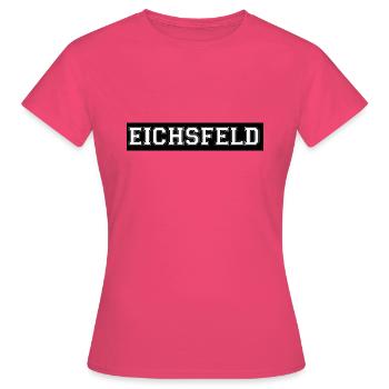 holly eic - Frauen T-Shirt - Azalea - Vorne - AI Model Female 172 dark (172cm)