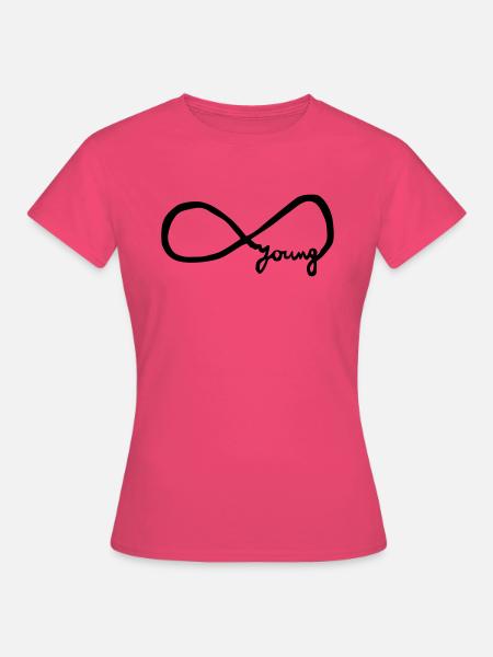 infinity_young - Frauen T-Shirt - Azalea