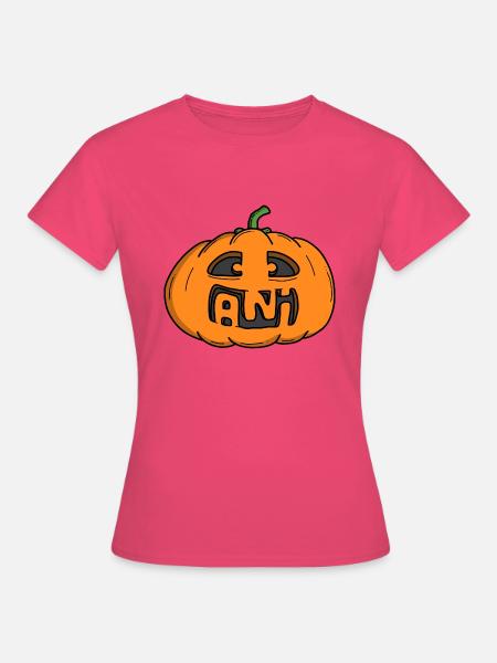 Ani Halloween Kürbis - Frauen T-Shirt - Azalea