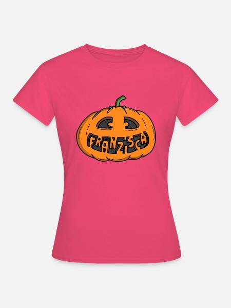 Franzisca Halloween Kürbis - Frauen T-Shirt - Azalea