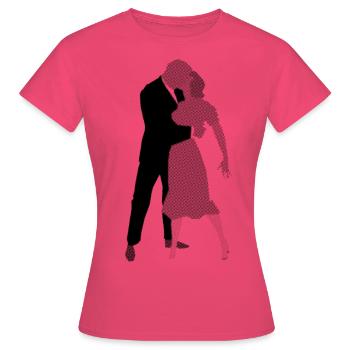 Love Silhouette - Women's T-Shirt - azalea - Front - AI Model Female 172 dark (172cm)