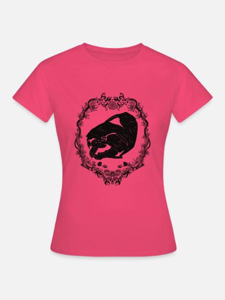 Dunkleosteus black - Frauen T-Shirt - Azalea