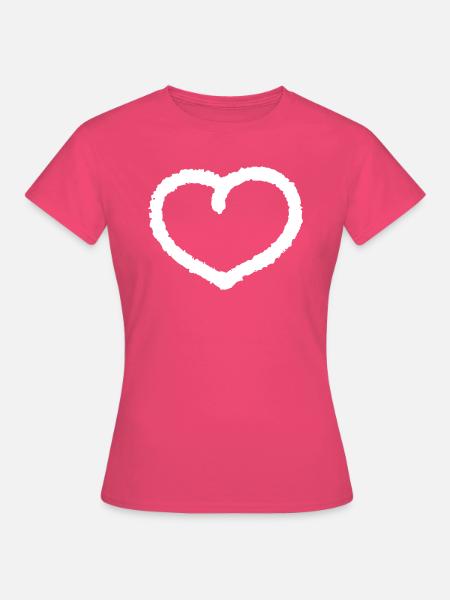 iYpsilon Herz - Frauen T-Shirt - Azalea
