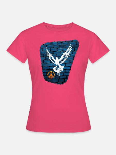 Taube des Friedens - Frauen T-Shirt - Azalea
