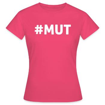 #MUT - Frauen T-Shirt - Azalea - Vorne - AI Model Female 172 dark (172cm)