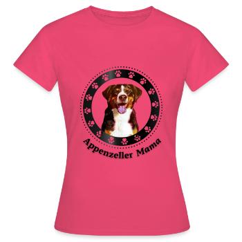 Appenzeller Mama Design - Frauen T-Shirt - Azalea - Vorne - AI Model Female 172 dark (172cm)