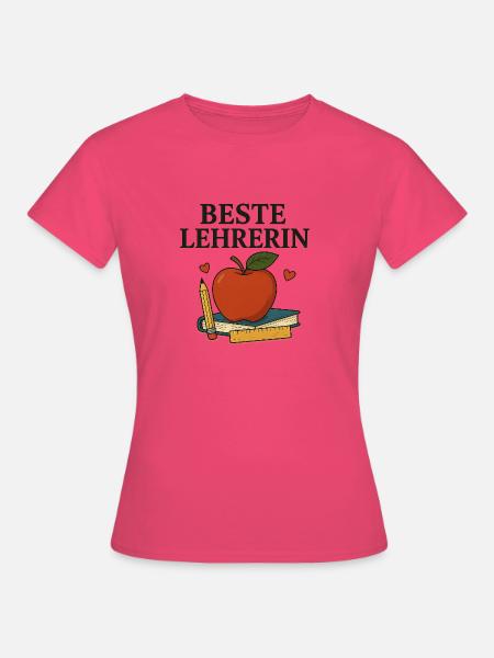 Beste Lehrerin - Frauen T-Shirt - Azalea