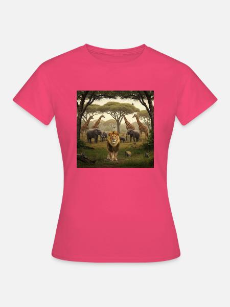 Tierabenteuer im Dschungel - Frauen T-Shirt - Azalea