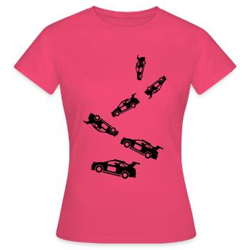Auto Rennfahrer - Frauen T-Shirt - Azalea - Vorne - AI Model Female 172 dark (172cm)