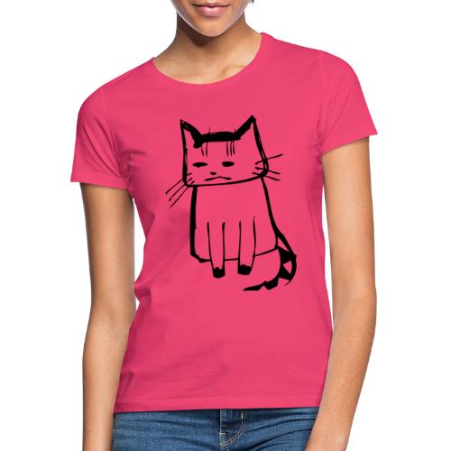 cat drawings on t shirt - Frauen T-Shirt