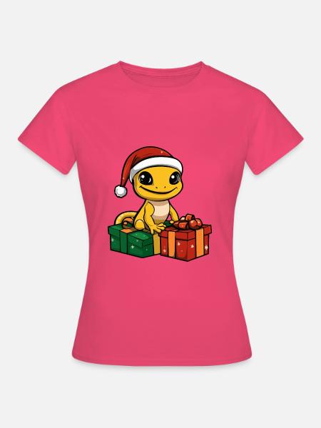 Echse Gecko Weihnachten Geschenke - Frauen T-Shirt - Azalea