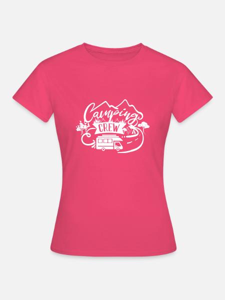 Camping - Frauen T-Shirt - Azalea