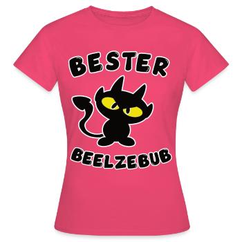 cool meilleur design de Belzébuth - T-shirt Femme - rose azalée - Devant - AI Model Female 172 dark (172cm)