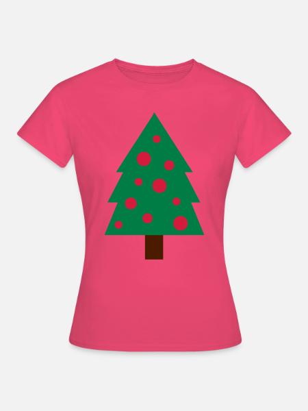 Christmas Tree / Weihnachtsbaum / Tannenbaum - Frauen T-Shirt - Azalea