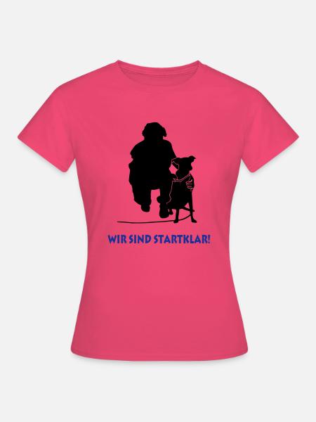 Hund am Ansatz - Frauen T-Shirt - Azalea