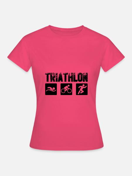 Triathlon - Frauen T-Shirt - Azalea