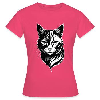 Kätzchen - Frauen T-Shirt - Azalea - Vorne - AI Model Female 172 dark (172cm)