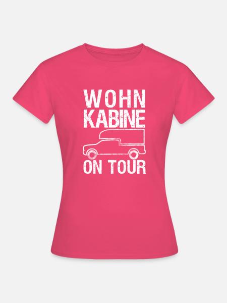 Wohnkabine on Tour Offroad Camper Geschenk - Frauen T-Shirt - Azalea