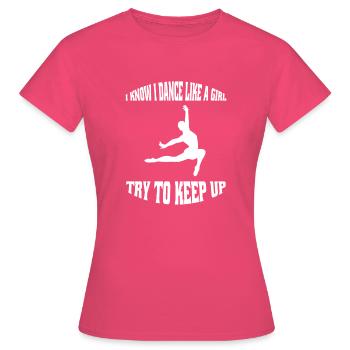 Ballet Dancer Gift Dance Ballerina Dance Class - Women's T-Shirt - azalea - Front - AI Model Female 172 dark (172cm)