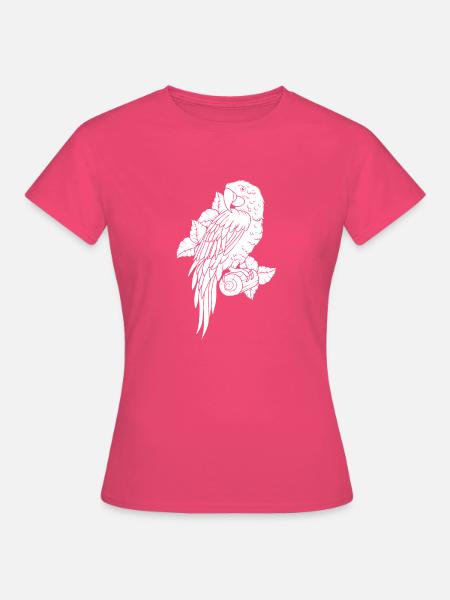 Papagei Zweig - Frauen T-Shirt - Azalea