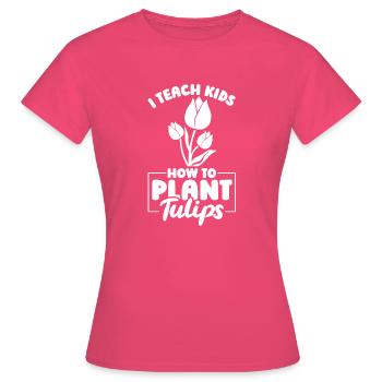 Tulpen Tulpen - Frauen T-Shirt - Azalea - Vorne - AI Model Female 172 dark (172cm)