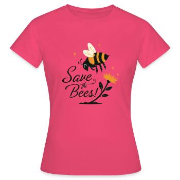 SAVE THE BEES! - Women's T-Shirt - azalea - Front - AI Model Female 172 dark (172cm)