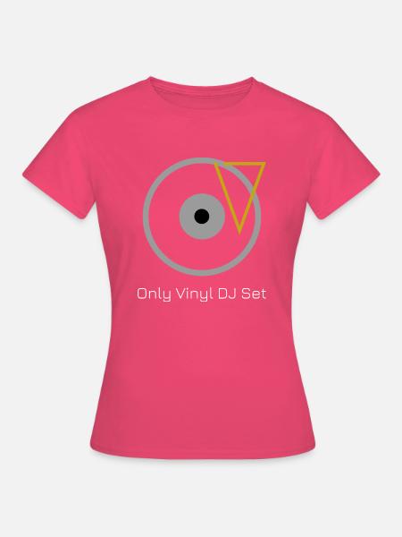 Only Vinyl DJ set - Frauen T-Shirt - Azalea