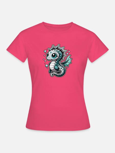 Seepferd - Frauen T-Shirt - Azalea