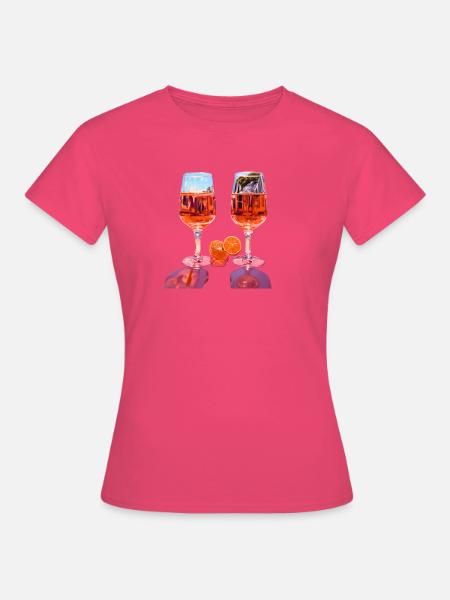 Cocktail am Strand - Frauen T-Shirt - Azalea