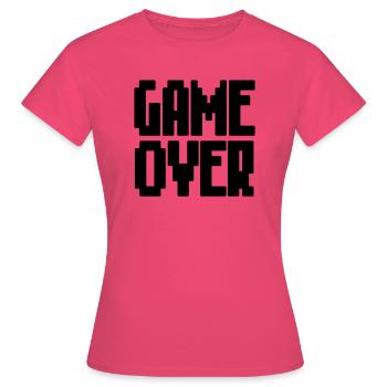 Game Over - T-shirt Femme - rose azalée - Devant - AI Model Female 172 dark (172cm)