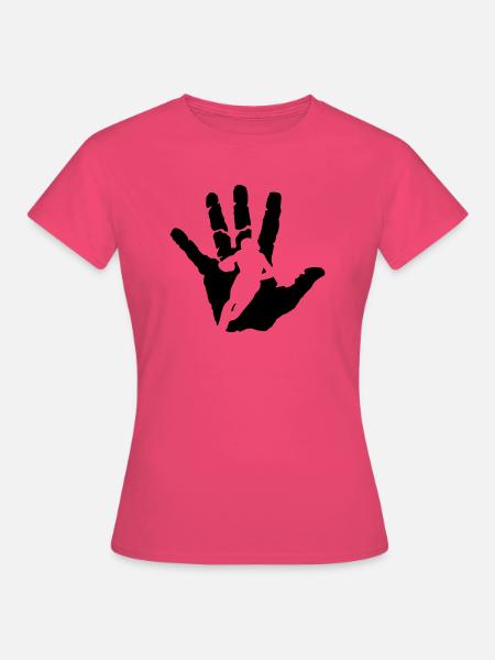 Haupt-Rugby American Football - Frauen T-Shirt - Azalea