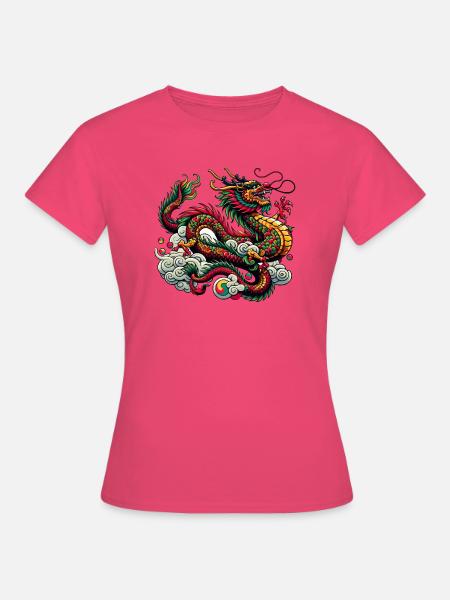 dragon china - Frauen T-Shirt - Azalea