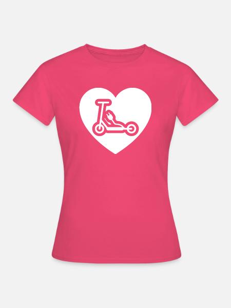 E-Scooter E-Roller Scooter - Frauen T-Shirt - Azalea
