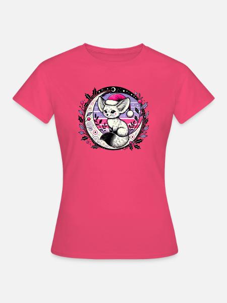 Weihnachten Fennec Fuchs - Frauen T-Shirt - Azalea