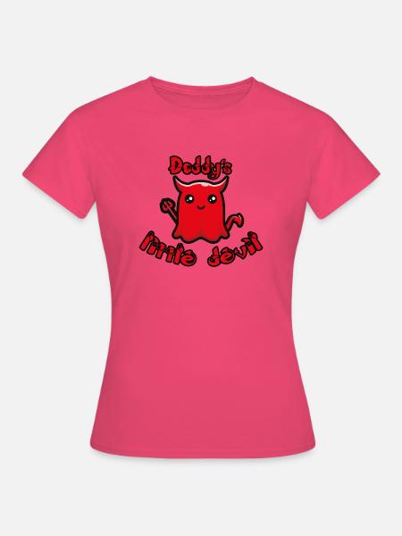 Daddys little devil - Frauen T-Shirt - Azalea