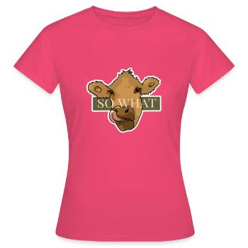 Et alors - T-shirt Femme - rose azalée - Devant - AI Model Female 172 dark (172cm)